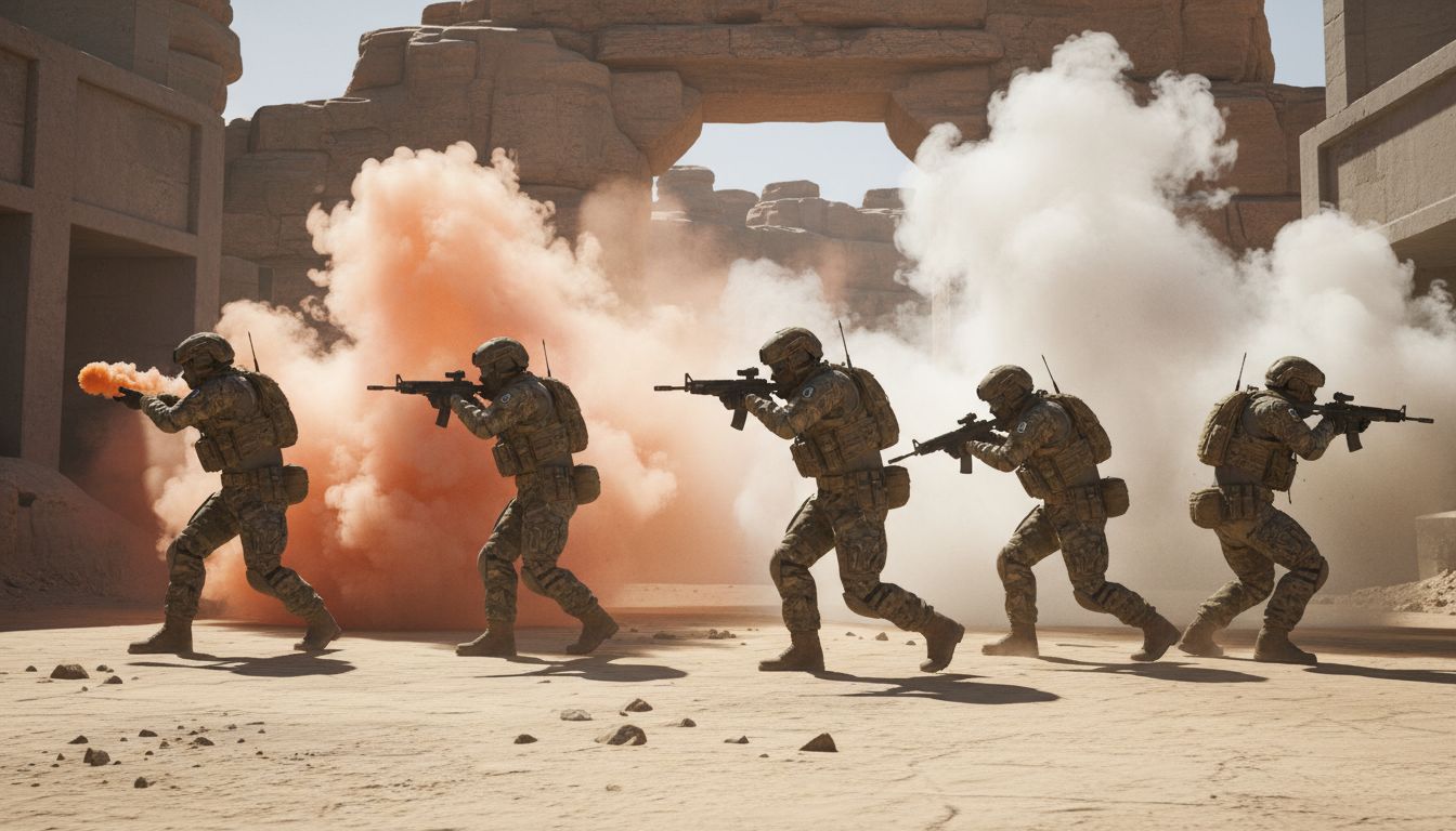 Coordination collective : fumées instantanées et rotations rapides en 5v5