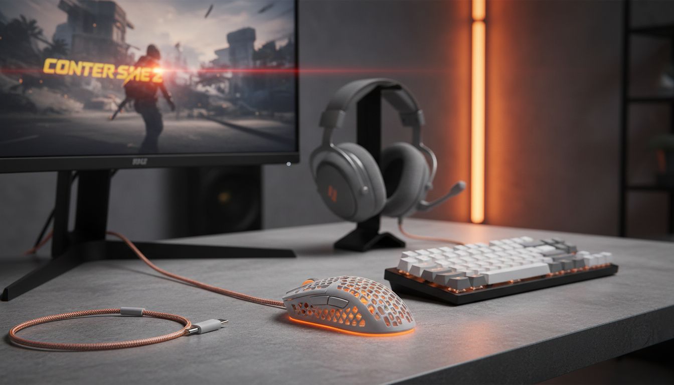 Souris ultralégères, écrans 360 Hz et casques stéréo : les choix qui font la différence en compétition
