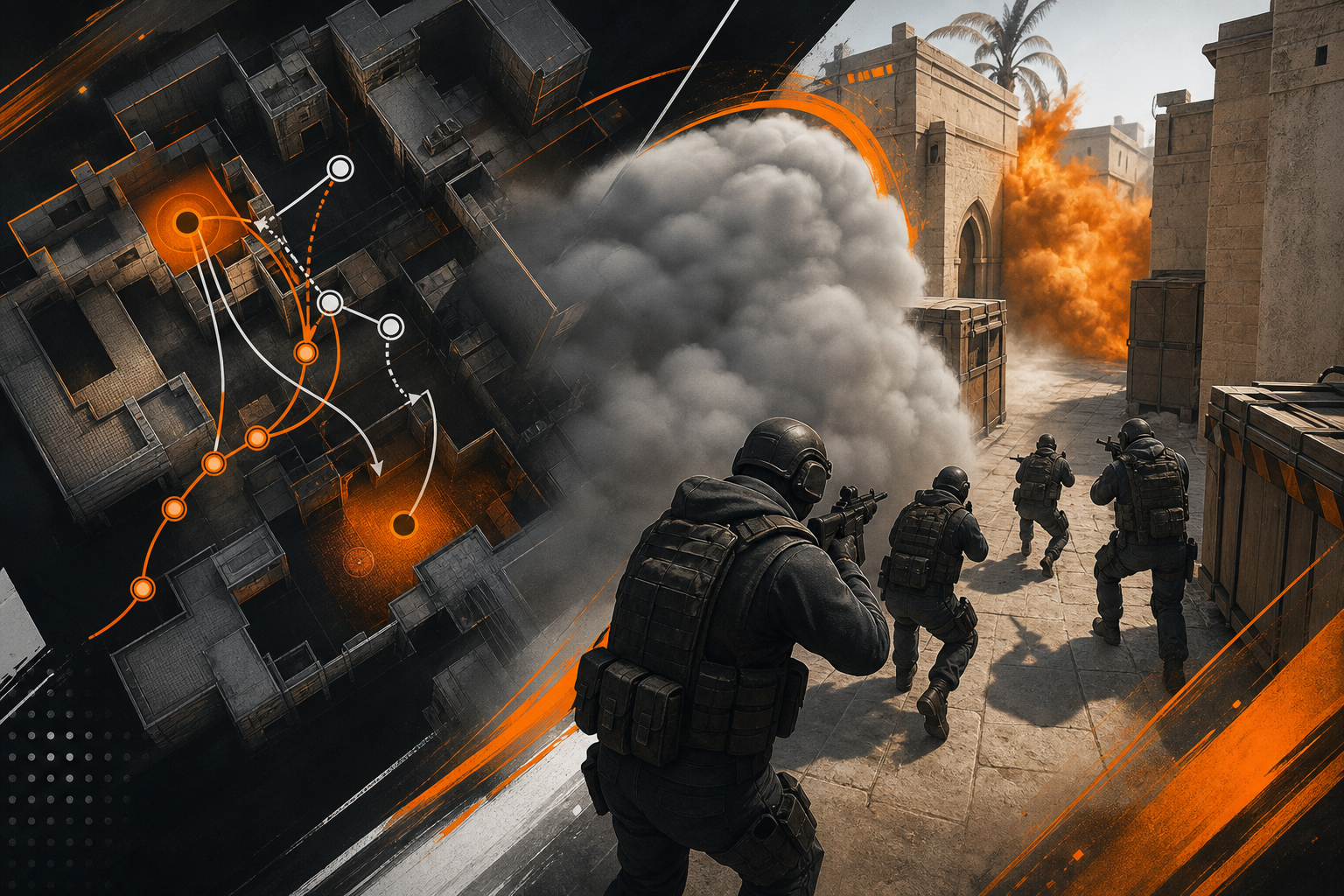 How smoke and bomb interactions from recent patches change team executes in ranked play